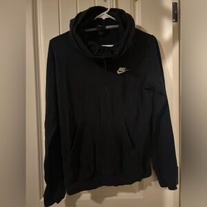 Black Nike Cowlneck Hoodie